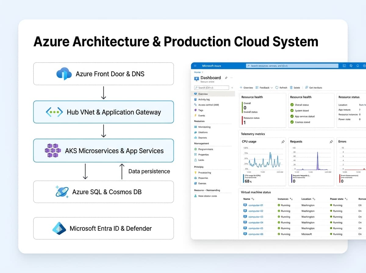 Azure Production Architecture Blueprint & Codebase