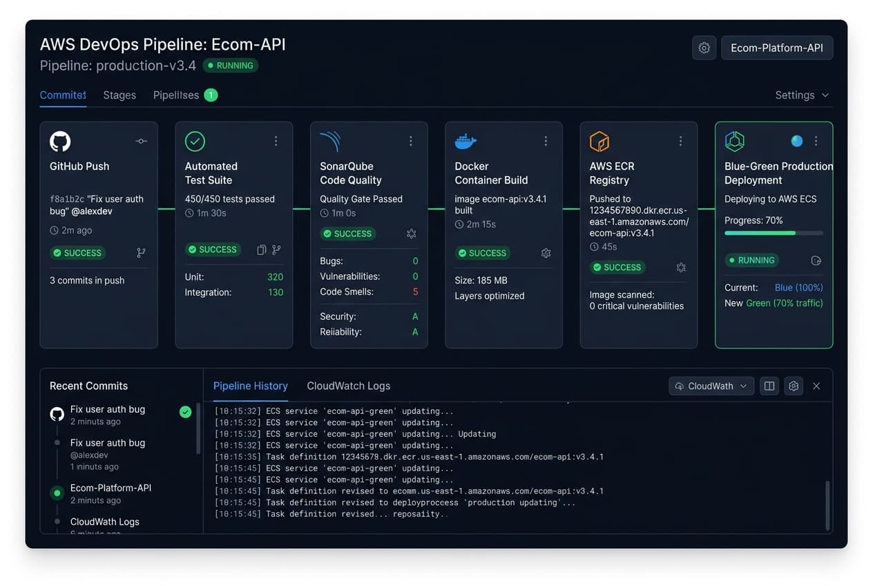 Automated CI/CD Pipeline on AWS