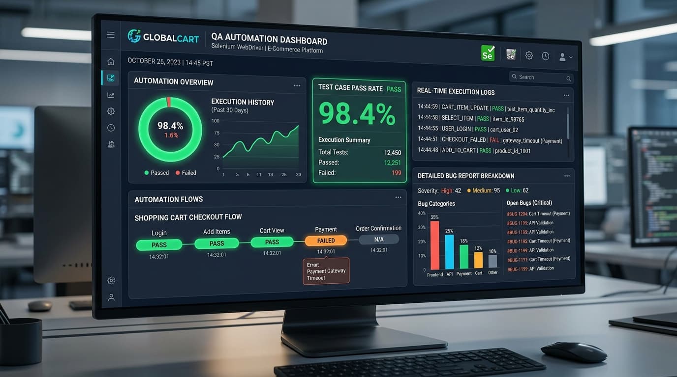 GlobalCart E-Commerce QA Automation Suite